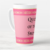Queen of the Swing Pink  Milchtasse (Linke Ecke)