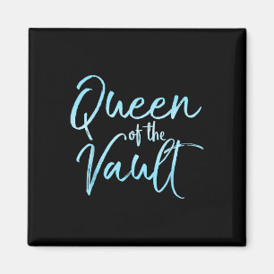 Queen Of The Vault-Shirt Süßes Turn-Geschenk Turne Magnet