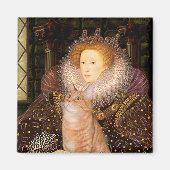 Queen - Orange Tabby cat 46 Magnet (Vorne)