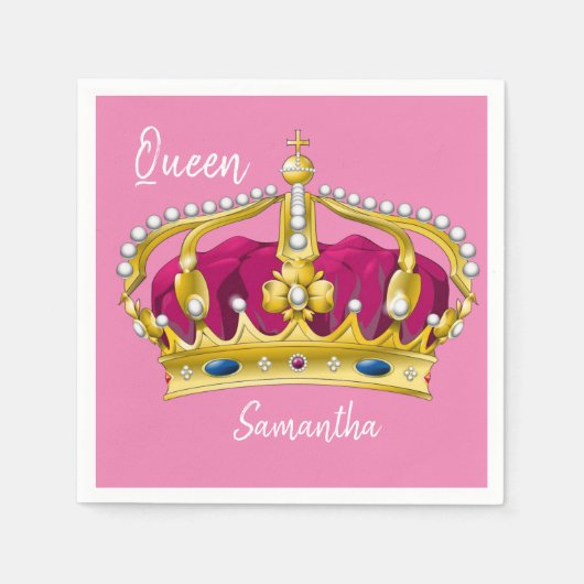 Queen Paper Napkins Serviette (Vorderseite)