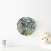 Queen paua Muschel Runde Wanduhr (Zuhause)