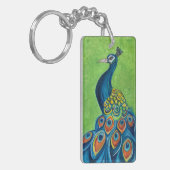 QUEEN & Peacock Akryllischer Schlüsselanhänger (be (Vorderseite links)