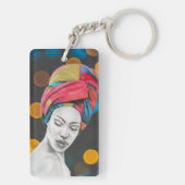 QUEEN & Peacock Akryllischer Schlüsselanhänger (be (Rückseite)