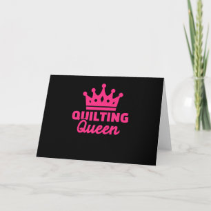 Queen Pemium Funny Quilly Lovers Karte