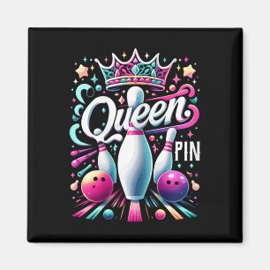 Queen Pin Hemd Bowler Bowling Liga Für Bowling Magnet