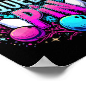 Queen Pin Hemd Bowler Bowling Liga Für Bowling Poster (Ecke)
