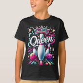 Queen Pin Shirt Bowler Bowling League For Bowling (Vorderseite)