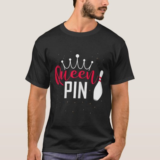 Queen Pin Shirt Bowler Bowling League For Bowling  (Vorderseite)
