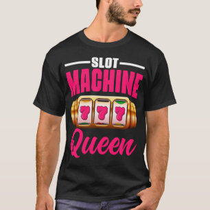 Queen Poker Player Casino Gambling Poker Spielauto T-Shirt