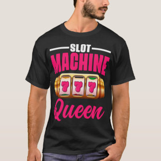 Queen Poker Player Casino Gambling Poker Spielauto T-Shirt