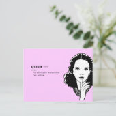 QUEEN POSTKARTE (Stehend Vorderseite)