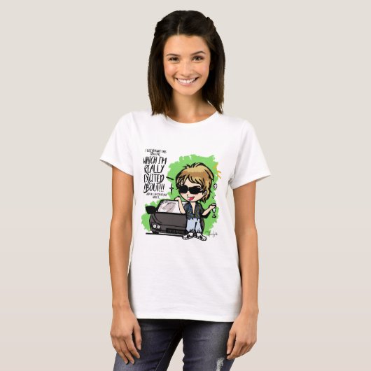 QUEEN Roger Taylor in Liebe mit seinem Auto! T-Shirt (Vorne ganz)