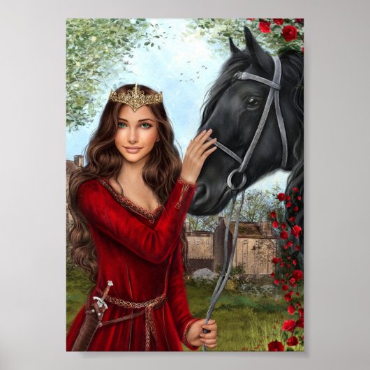 Queen Rosemary und Midas Character Art Print Poster (Vorne)