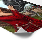 Queen Rosemary und Midas Character Art Print Poster (Ecke)