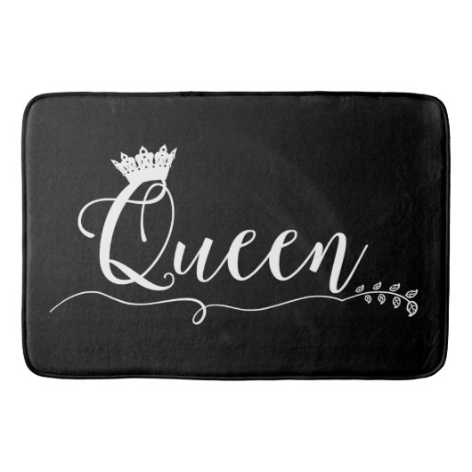 "QUEEN" - RUG BADEMATTE (Vorderseite)