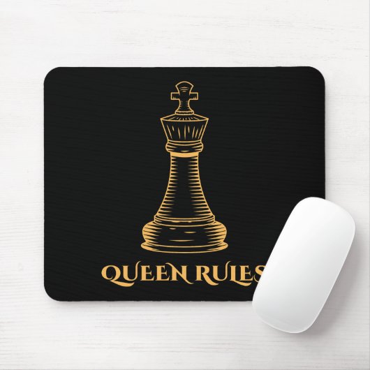 Queen Rules Mousepad (Mit Mouse)