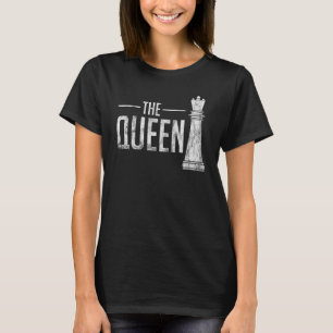 Queen Schach Piece Grandmaster Schach Piece T-Shirt