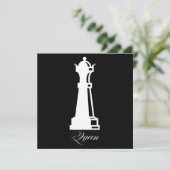 Queen Schach Piece Halloween Kostümschach Lover Einladung (Stehend Vorderseite)