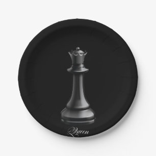 Queen Schach Piece Halloween Kostümschach Lover Pappteller