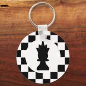 Queen Schach Piece - Schlüsselanhänger - Schach - (Vorderseite)