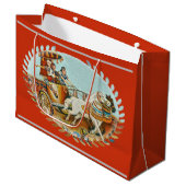 Queen Shamiram Gift Bag Große Geschenktüte (Vorderseite Schrägansicht)