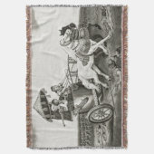 Queen Shamiram Throw Blanket Decke (Vorderseite Vertikal)