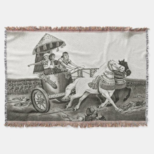 Queen Shamiram Throw Blanket Decke (Vorderseite)