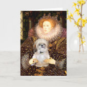 Queen - Shih Tzu (P) Karte (Gelbe Blume)