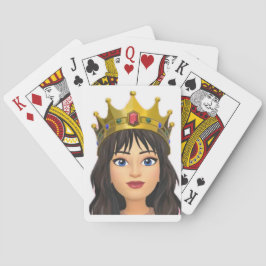 Queen spielende Karten Spielkarten