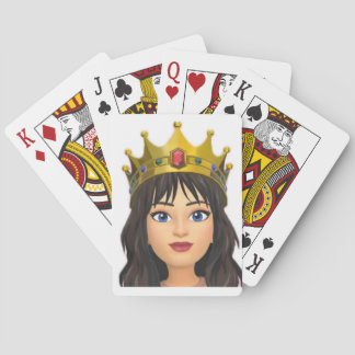 Queen spielende Karten Spielkarten