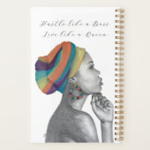 Queen Spiral Planner Planer (Rückseite)