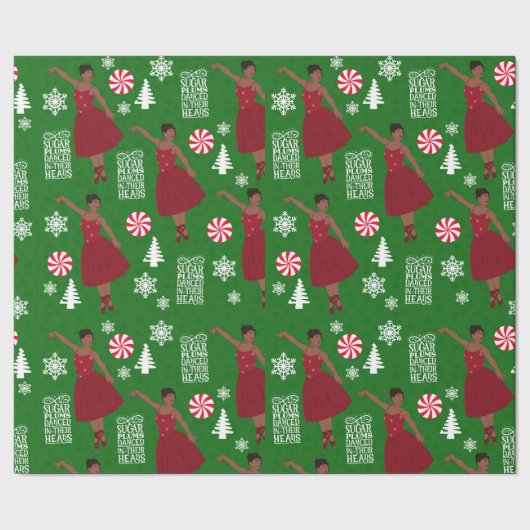 Queen Sugar Sugar Plum Fairy Gift Wrap Geschenkpapier (Saum)