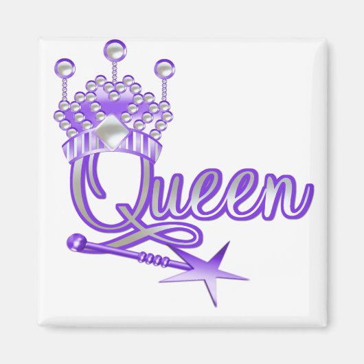 Queen T - Shirt und Geschenke Magnet (Vorne)