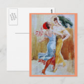 Queen Tango Postkarte (Vorne/Hinten)