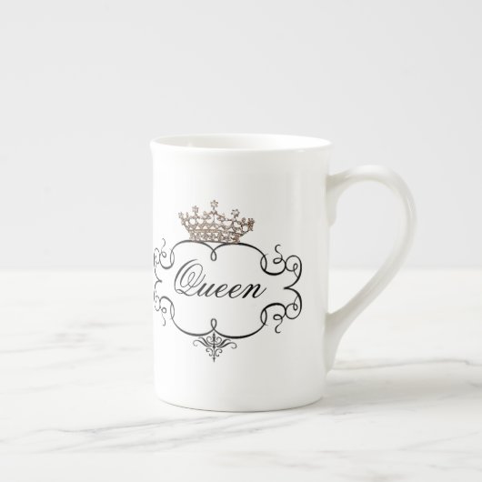 "Queen" Tiara China Tasse (Rechts)