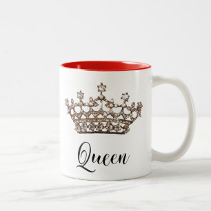 "Queen" Tiara-Tasse Zweifarbige Tasse