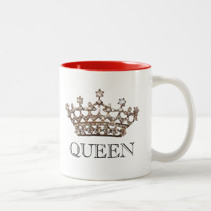 "Queen" Tiara-Tasse Zweifarbige Tasse
