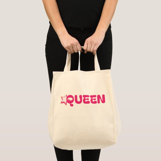 Queen Tote Bag Tragetasche (Vorderseite (Produkt))