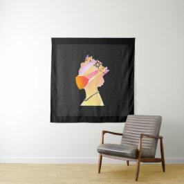 QUEEN TRAGEN EINEN GESCHMACKSMASK Pop Kunst Wandteppich