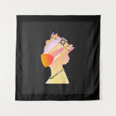 QUEEN TRAGEN EINEN GESCHMACKSMASK Pop Kunst Wandteppich (Vorderseite)