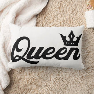 Queen Typografy Classy Lendenkissen