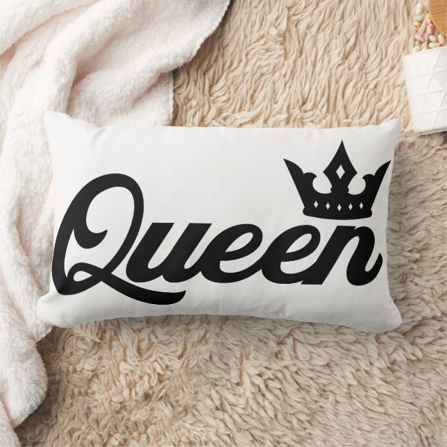 Queen Typografy Classy Lendenkissen (Decke)