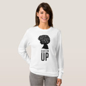 Queen Up Ladys Long Sleeve Tshirt (Vorne ganz)