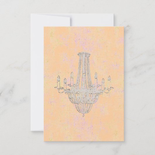 Queen Vibes Chandelier ~ Einladung (Vorderseite)
