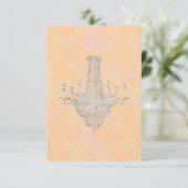 Queen Vibes Chandelier ~ Einladung (Stehend Vorderseite)