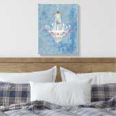 Queen Vibes CHANGE COLOR - Wrapped Canvas Leinwanddruck (Insitu (Schlafzimmer))