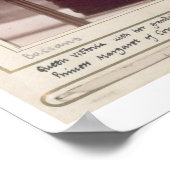 Queen Victoria (1819-1901) with her grandchildren, Poster (Ecke)