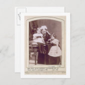Queen Victoria (1819-1901) with her grandchildren, Postkarte (Vorne/Hinten)