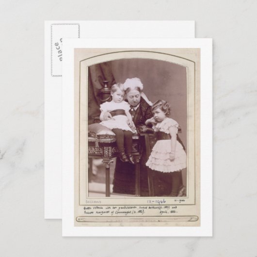 Queen Victoria (1819-1901) with her grandchildren, Postkarte (Vorne/Hinten)