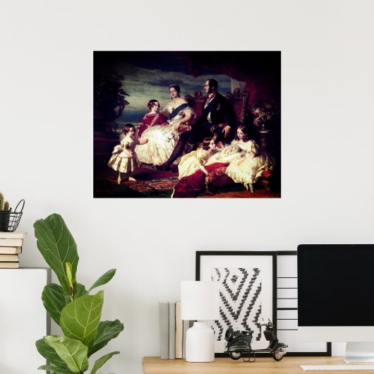 Queen Victoria and Prince Albert – Royal family Poster (Heimbüro)